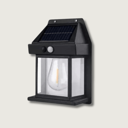 MotionGlow | Lampe Murale Solaire Rétro